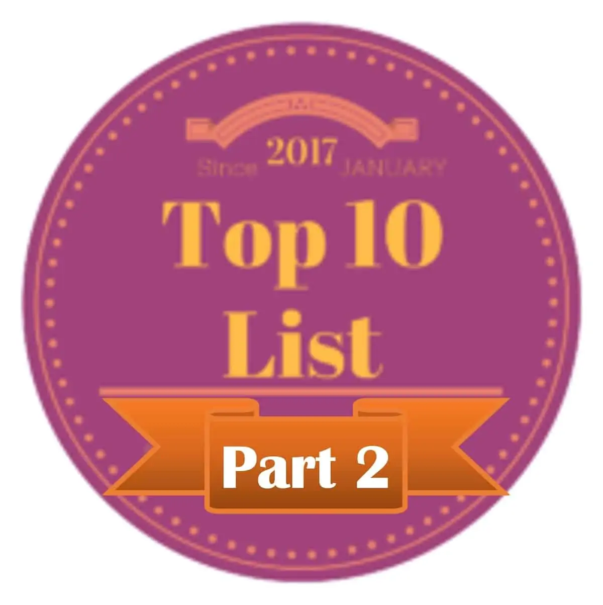 Our 2017 Top 10 List! – Part 2