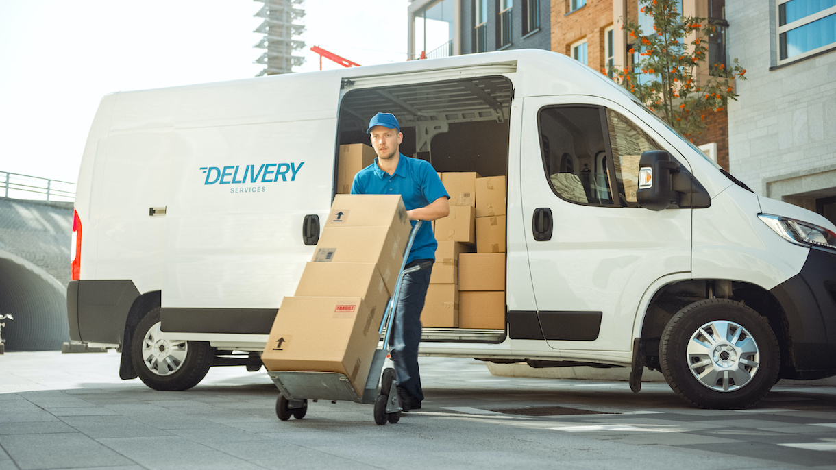 Business parcel delivery