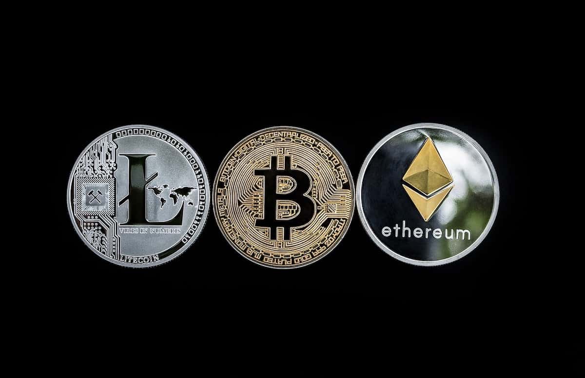 Bitcoin, Ethereum and Litecoin